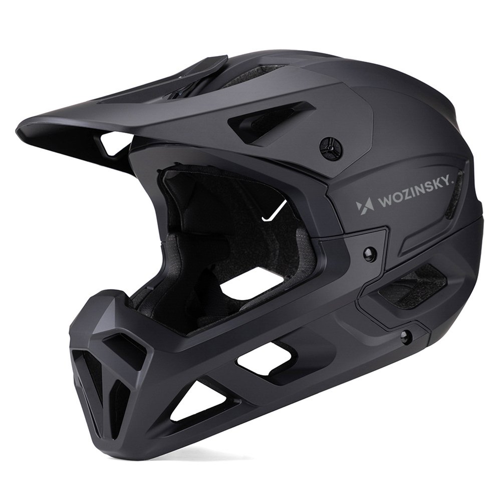 Wozinsky Full Face Bike Helmet with Removable Visor M - Black