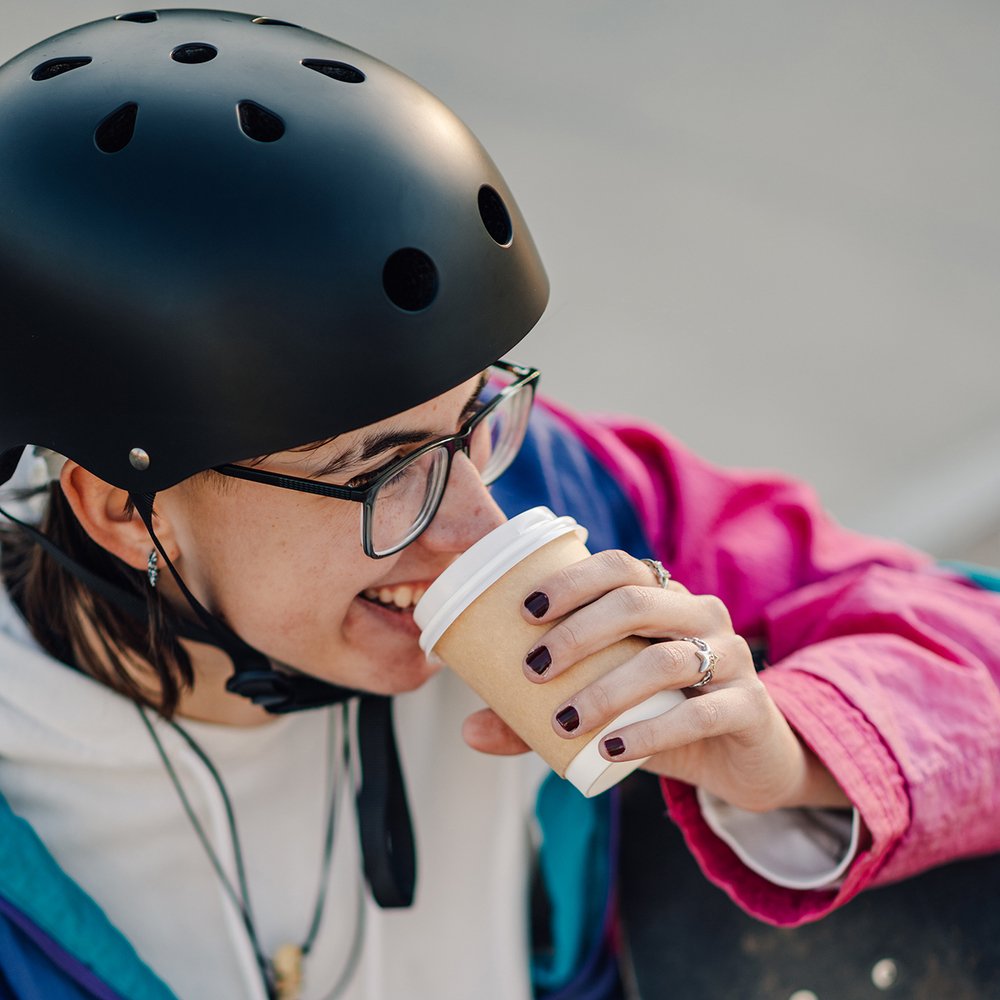 Wozinsky lengvas BMX / paspirtuko šalmas, S – juodas - Image 6