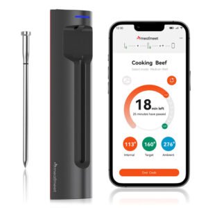 Meatmeet S Pro Kitchen Thermometer with Bluetooth App for Grill