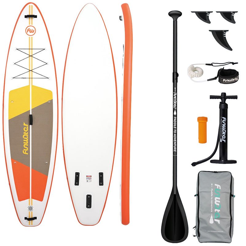 FunWater SUP paddleboard SUPFW69B (orange-white)