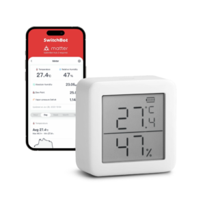 Išmanus temperatūros ir drėgmės matuoklis SwitchBot Meter