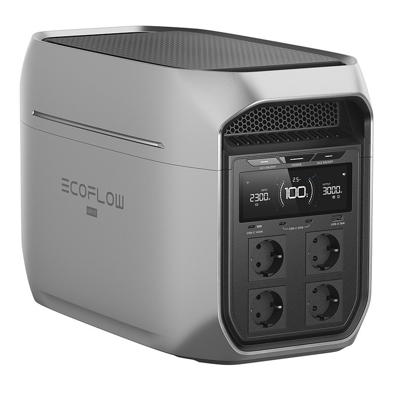 EcoFlow DELTA 3 Max Plus nešiojama elektros stotis - Image 3