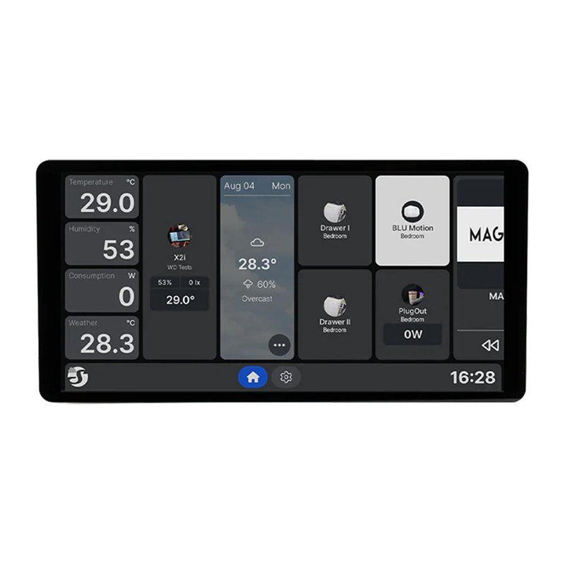 6.95" Shelly Wall Display X2i WiFi/BLU control panel (silver)
