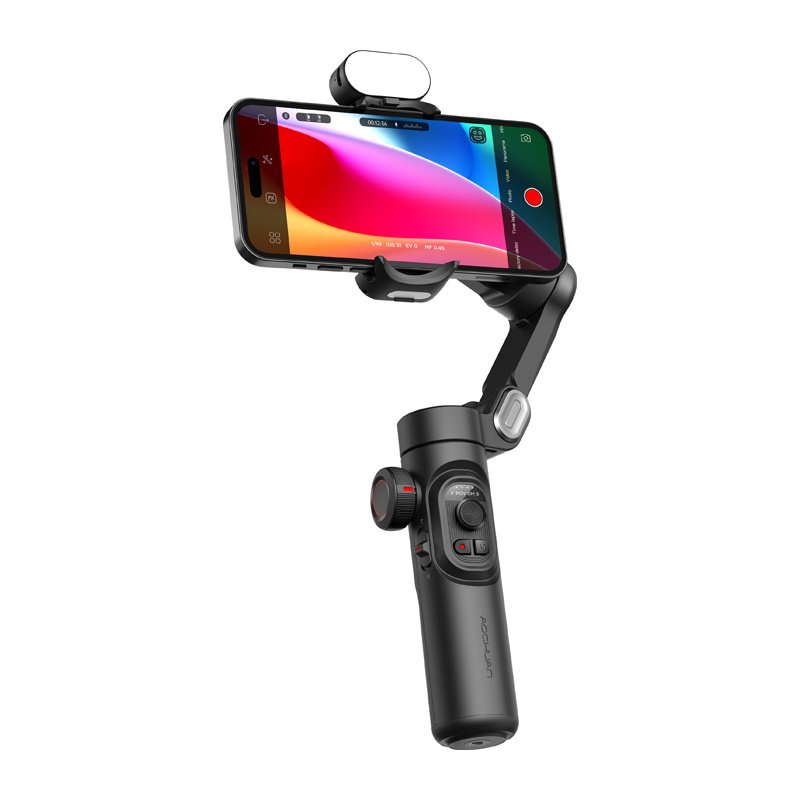 AOCHUAN XE stabilizatorius su RGB apšvietimu – juodas - Image 3