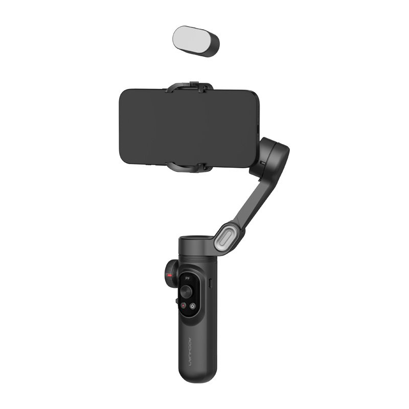 AOCHUAN X Pro stabilizatorius su RGB apšvietimu – juodas - Image 4