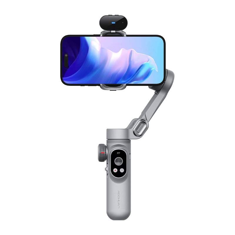 AOCHUAN X Pro stabilizatorius su AI jutikliais – pilkas - Image 3