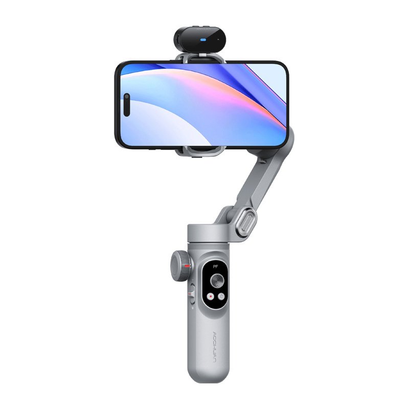 AOCHUAN X Pro stabilizatorius su AI jutikliais – pilkas - Image 4