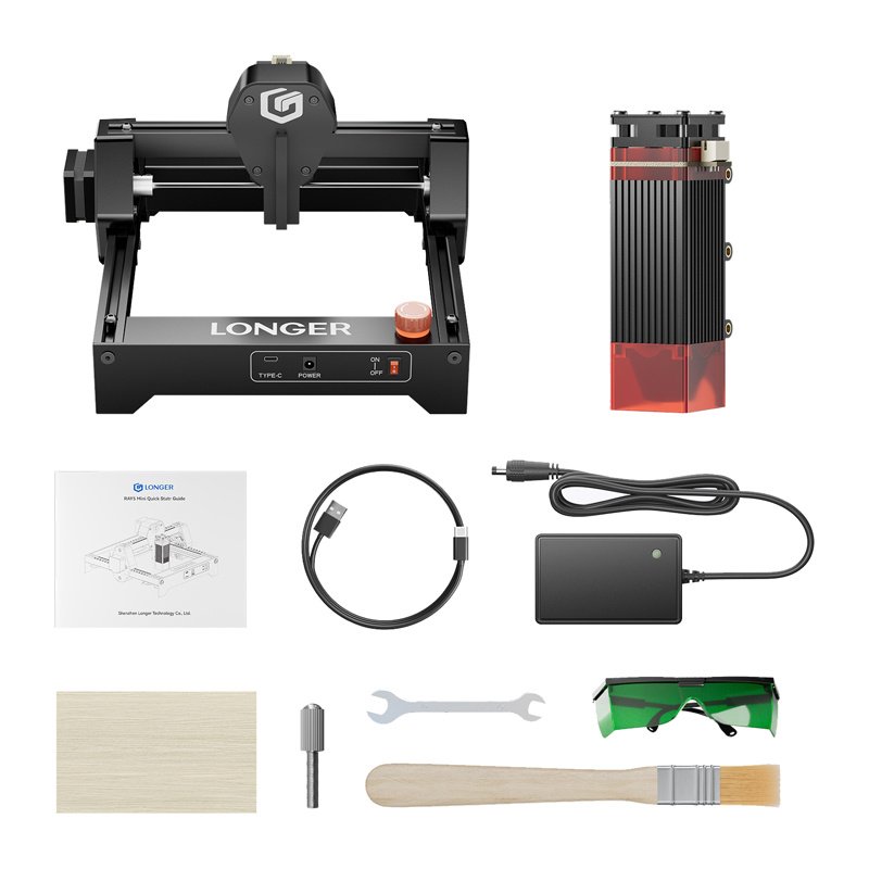 LONGER RAY5 mini 5.5W lazerinis graviruoklis - Image 2