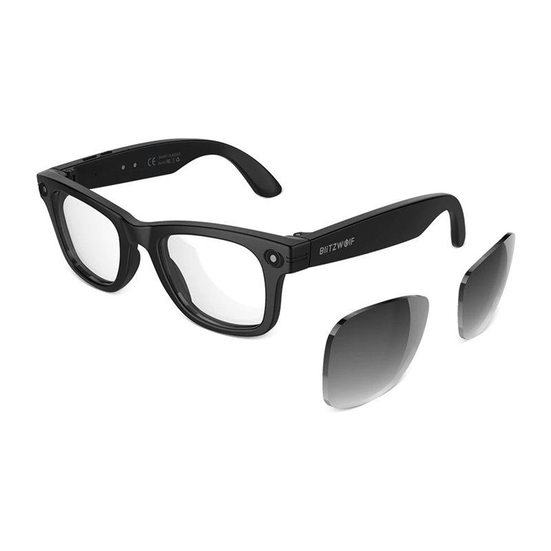 BlitzWolf BW-AG1 Pro AI išmanieji akiniai su keičiamais fotochrominiais lęšiais - Image 2