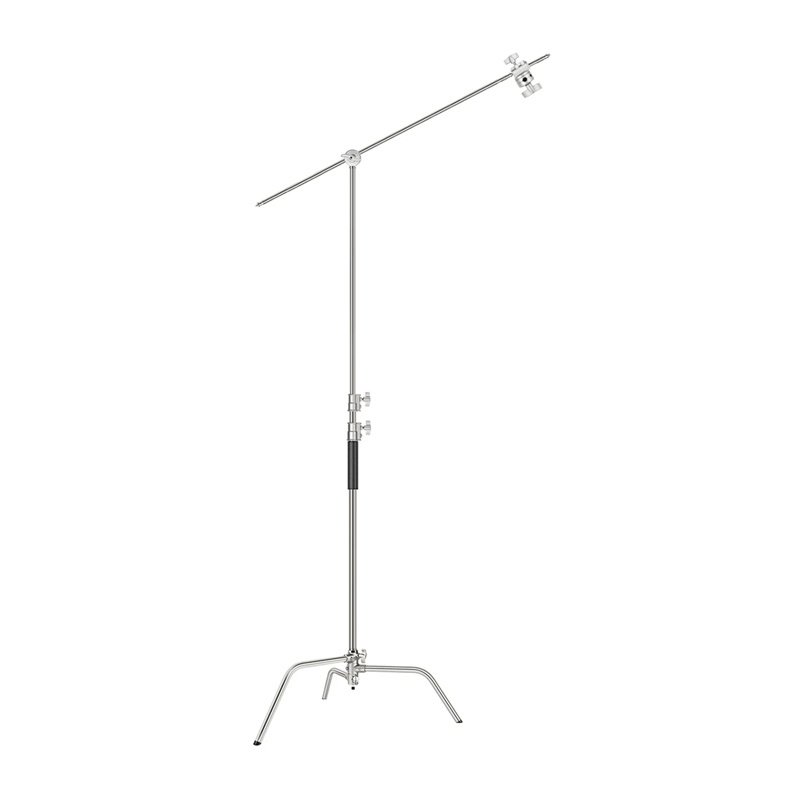 NEEWER SC320 320 cm Stainless Steel C-Frame Stand with Extension Arm