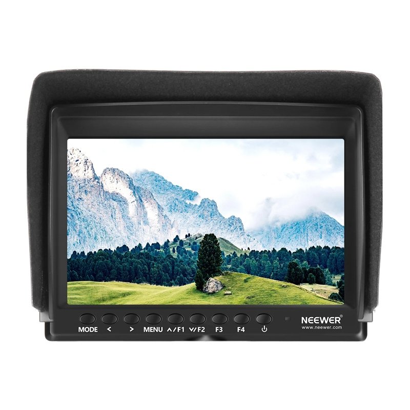NEEWER F100 išorinis monitorius + USB įkroviklis + baterijos rinkinys - Image 2