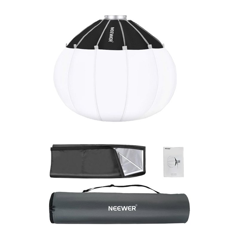 Neewer NS90L 90 cm Lantern Softbox greitai surenkamas šviesdėžės gaubtas - Image 2