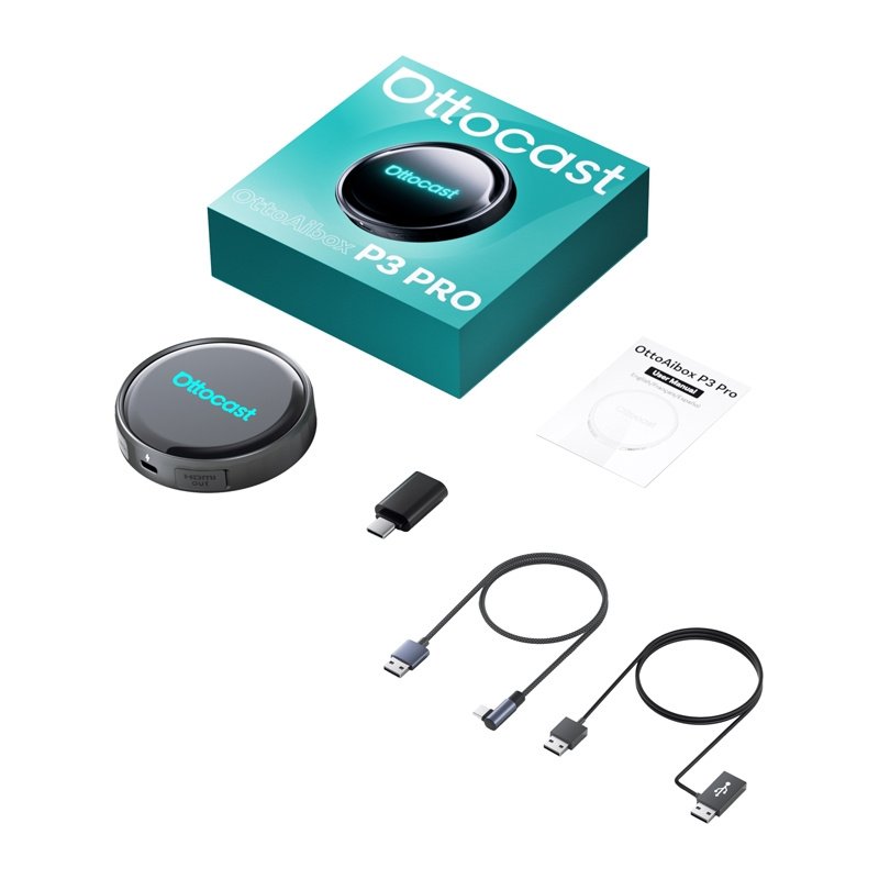 Ottocast OTTOAIBOX P3 Pro Android belaidis adapteris - Image 2