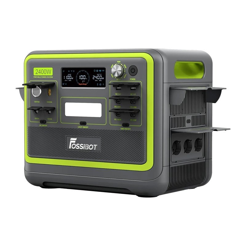 FOSSIBOT F2400 2400W nešiojama elektros stotis – žalia - Image 7