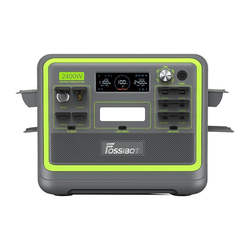 FOSSIBOT F2400 2400W nešiojama elektros stotis – žalia - Image 5