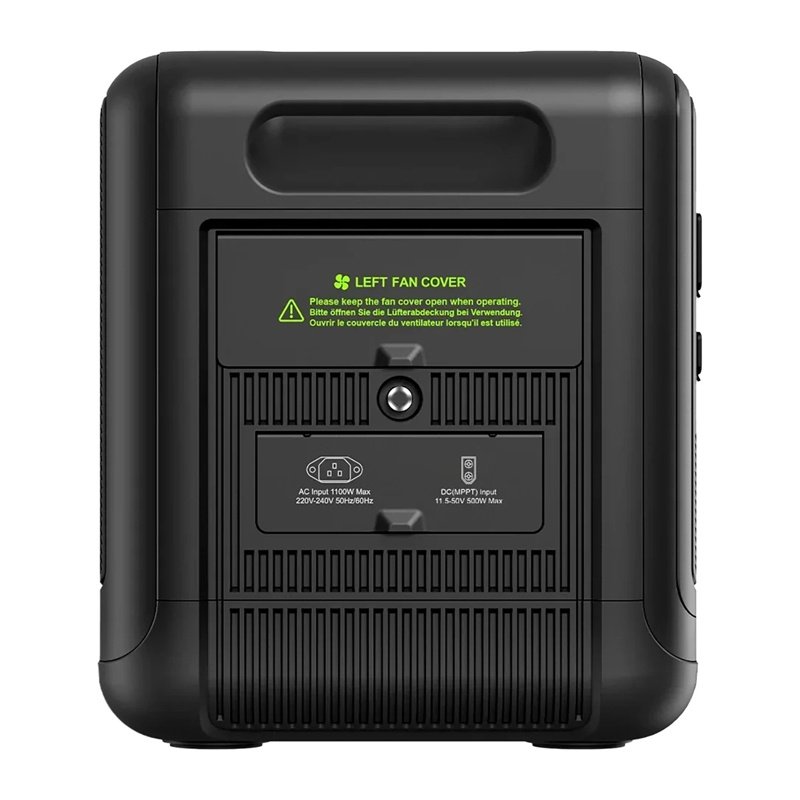 FOSSIBOT F2400 2400W nešiojama elektros stotis – juoda - Image 7