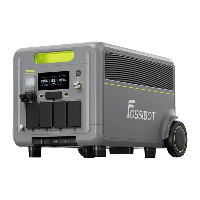 FOSSIBOT F7200 7200 W įkrovimo stotelė (žalia) - Image 4
