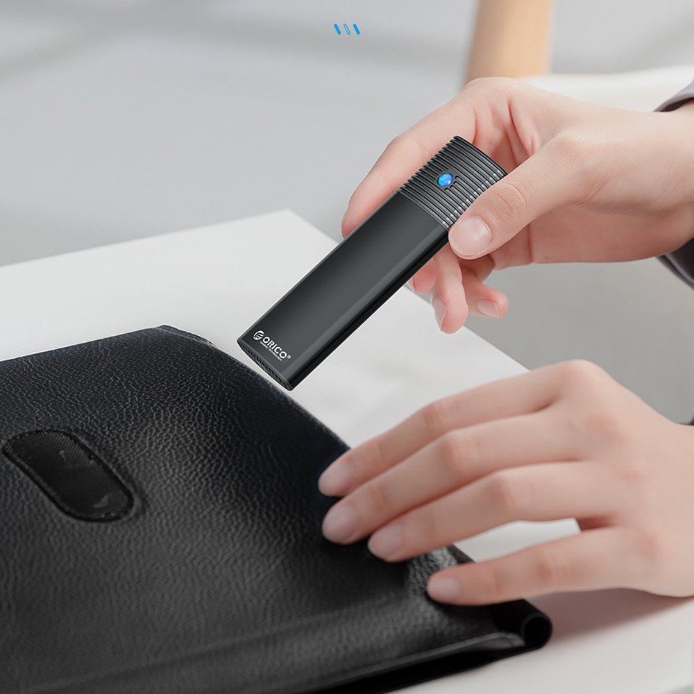 Orico PWM2-G2 M.2 NVMe USB-C 10 Gb/s SSD dėklas – juodas - Image 3