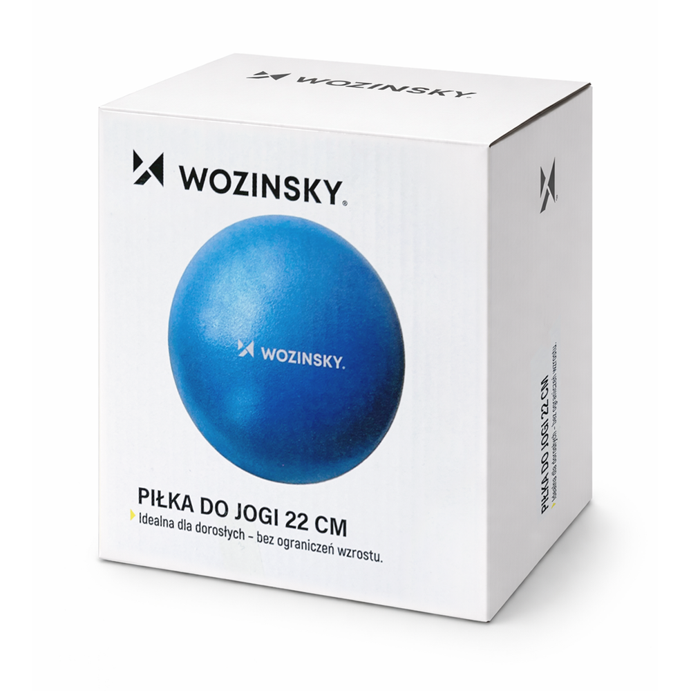 Wozinsky WPDP-N22 reabilitacinis mankštos kamuolys 22 cm – mėlynas - Image 2