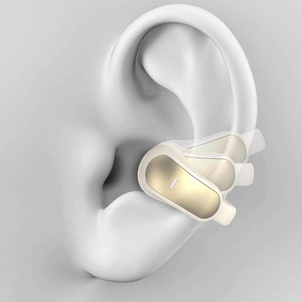 Dudao U20 Pro TWS Bluetooth belaidės ausinės – baltos - Image 3