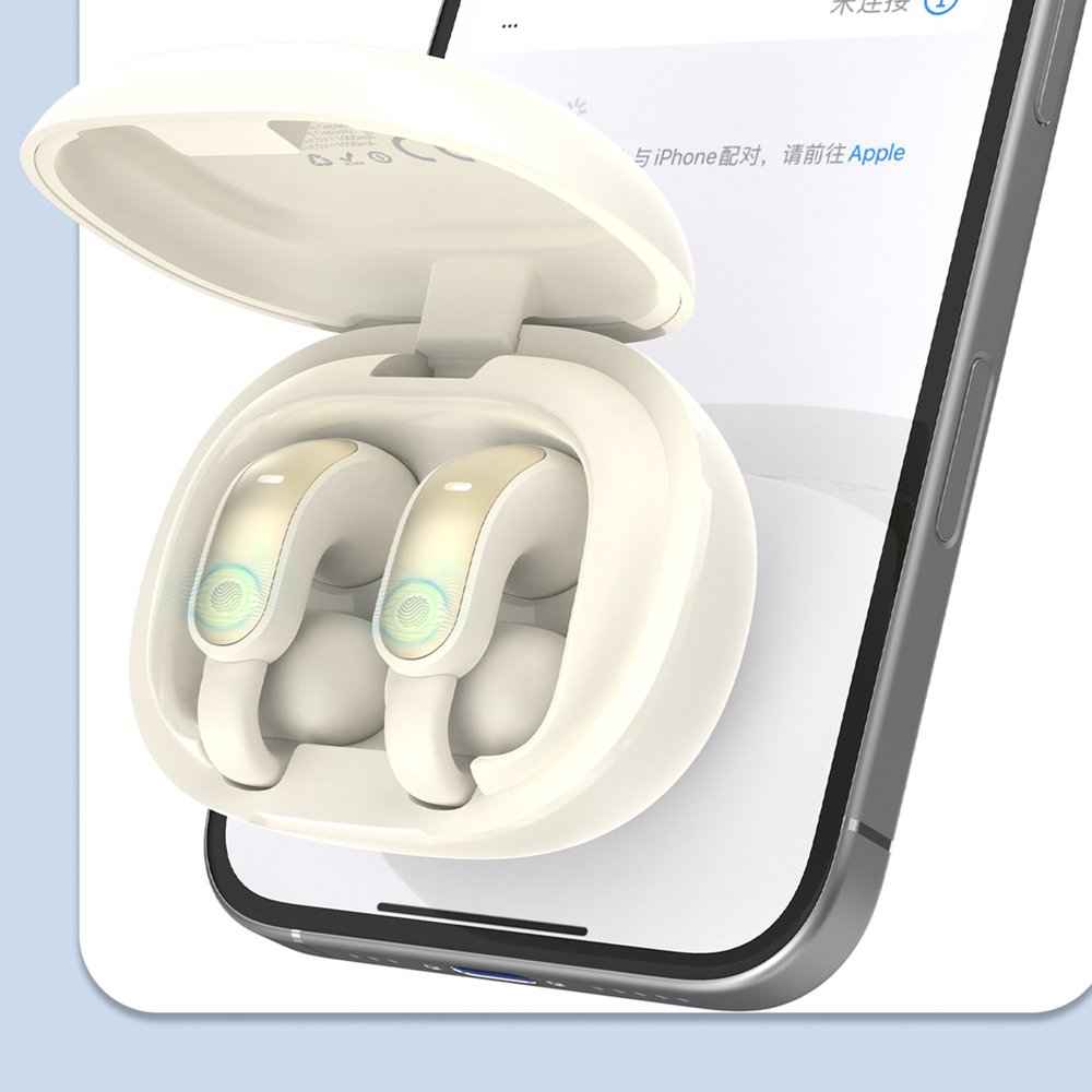 Dudao U20 Pro TWS Bluetooth belaidės ausinės – baltos - Image 7
