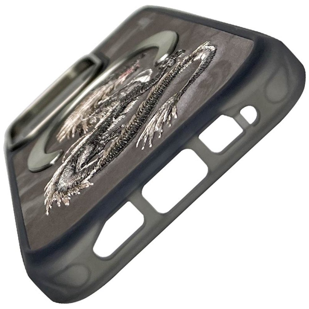Nimmy Dragon MagSafe dėklas iPhone 16 Pro Max – pilkas - Image 7