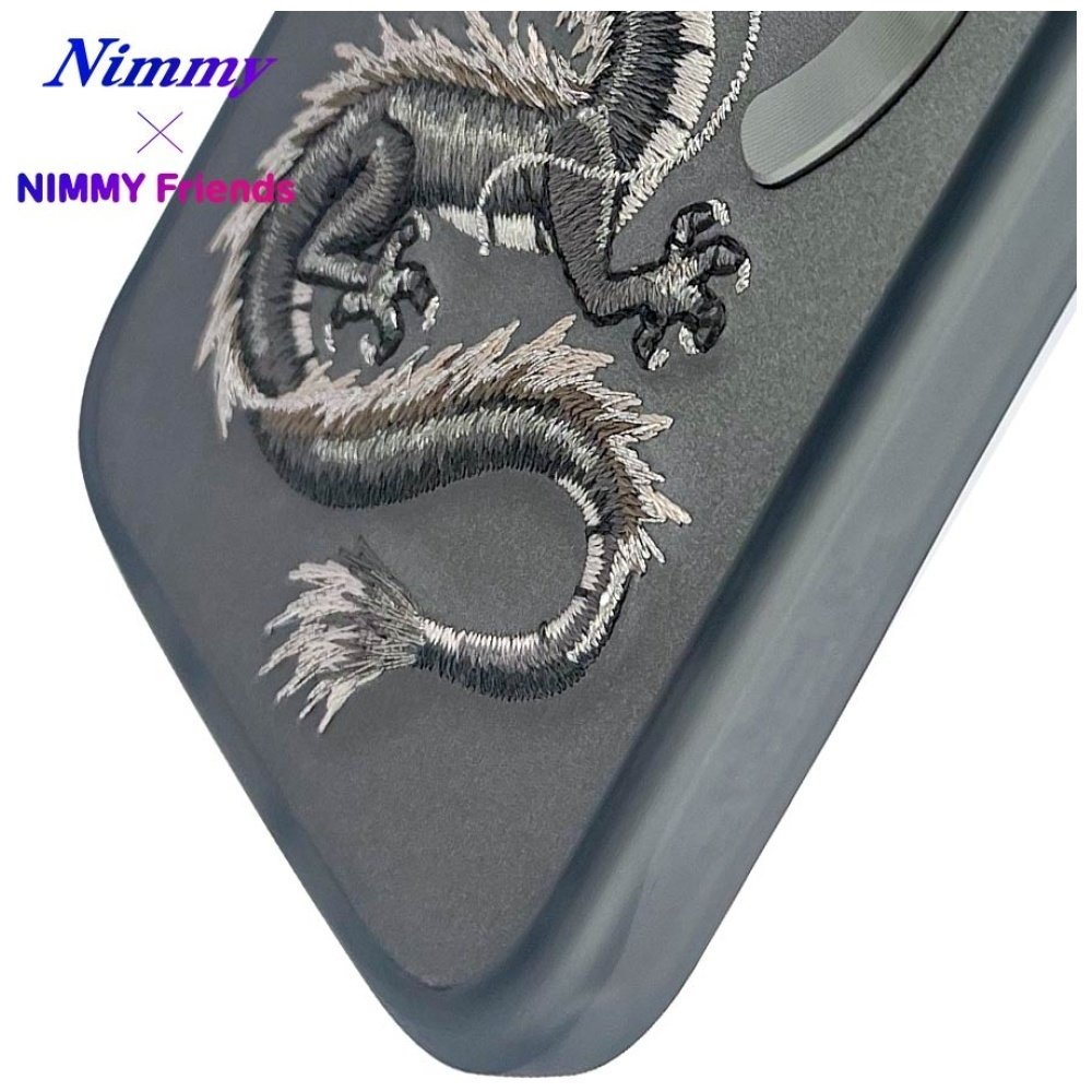 Nimmy Dragon MagSafe dėklas iPhone 16 – pilkas - Image 11