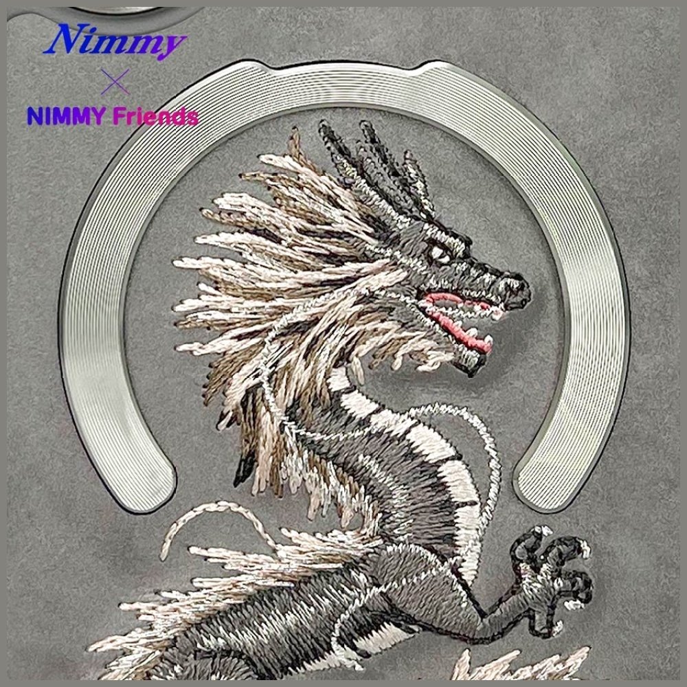 Nimmy Dragon MagSafe dėklas iPhone 16 – pilkas - Image 8