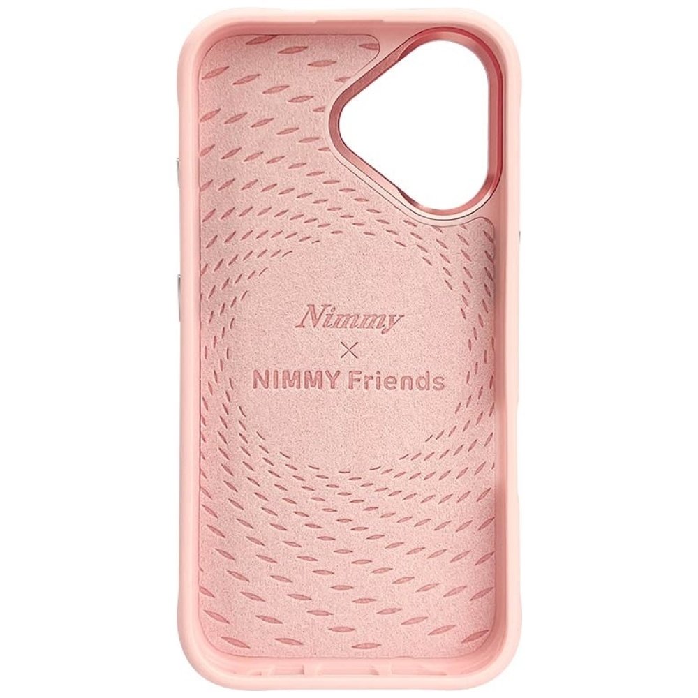 Nimmy Glasses Cool Cat MagSafe dėklas iPhone 16 – rožinis - Image 3