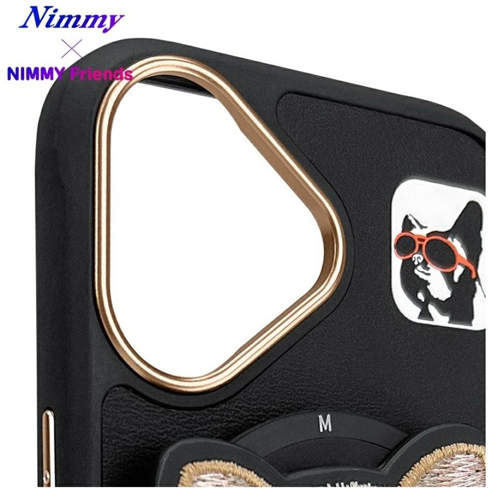 Nimmy Glasses Cool Dog MagSafe dėklas iPhone 16 – juodas - Image 10