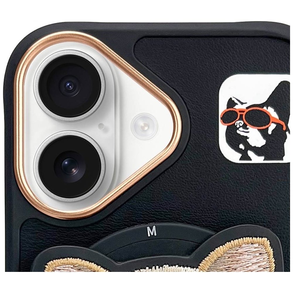 Nimmy Glasses Cool Dog MagSafe dėklas iPhone 16 – juodas - Image 6