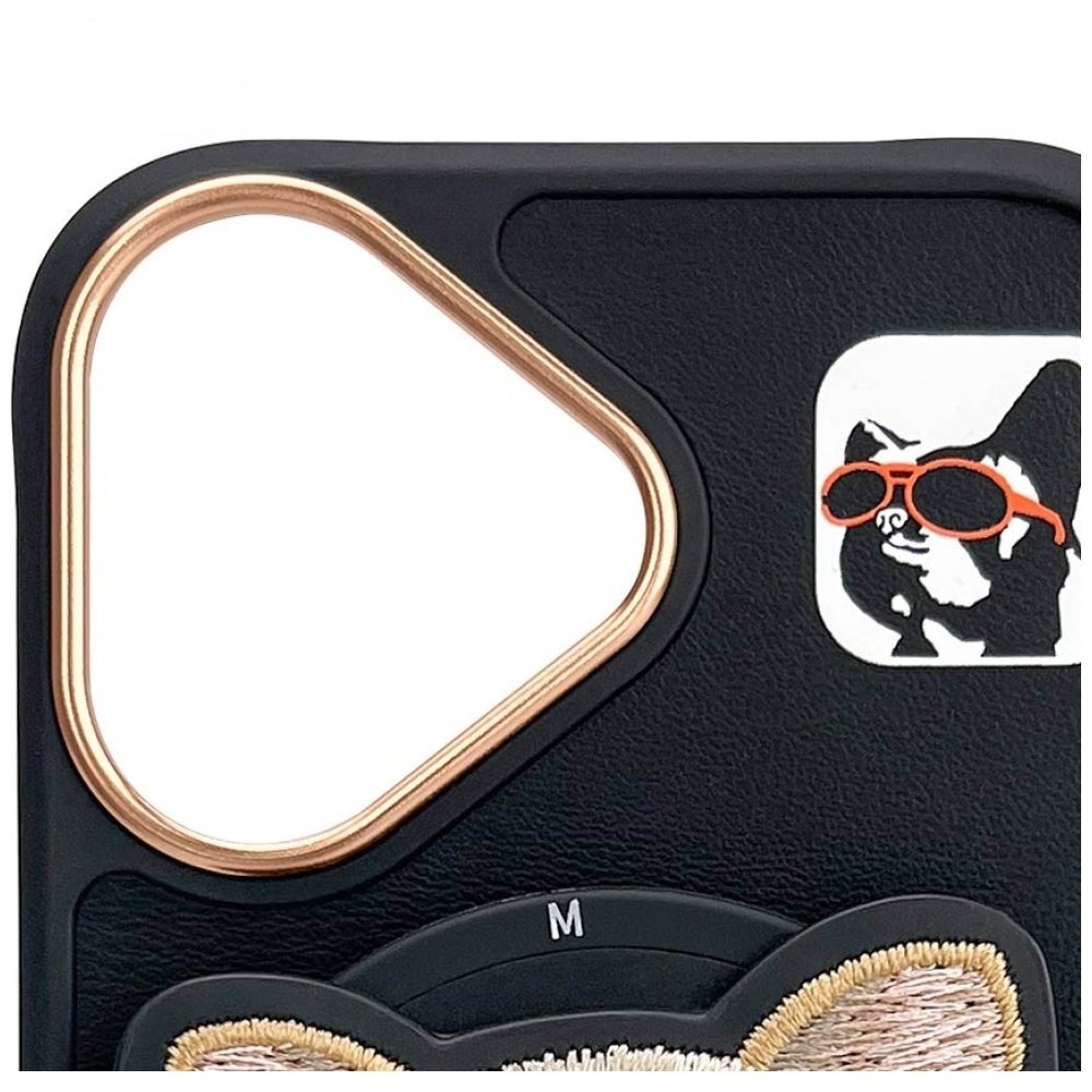 Nimmy Glasses Cool Dog MagSafe dėklas iPhone 16 – juodas - Image 7