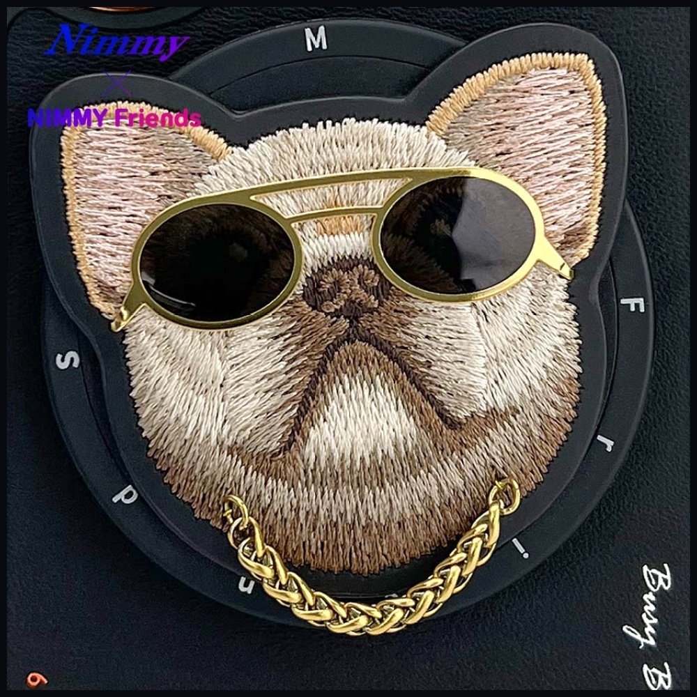 Nimmy Glasses Cool Dog MagSafe dėklas iPhone 16 – juodas - Image 8