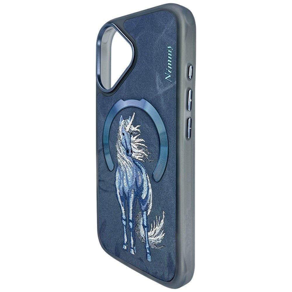 Nimmy Magnetic Fantasy Animal MagSafe dėklas iPhone 16 – mėlynas - Image 2