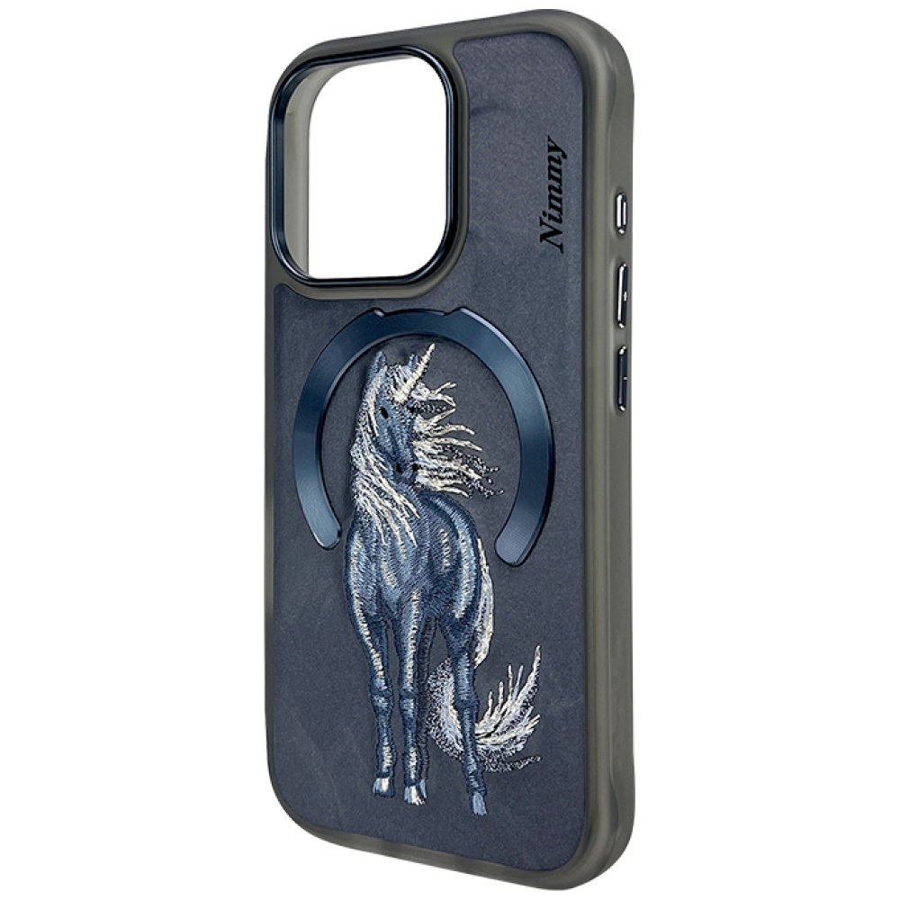 Nimmy Magnetic Fantasy Animal MagSafe dėklas iPhone 16 Pro – mėlynas - Image 2