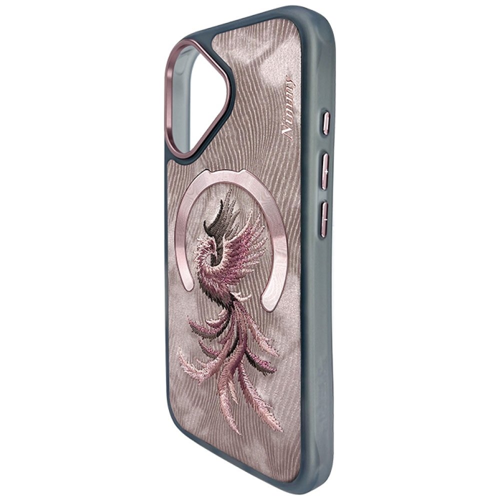 Nimmy Magnetic Fantasy Animal MagSafe dėklas iPhone 16 – rožinio aukso spalvos - Image 2