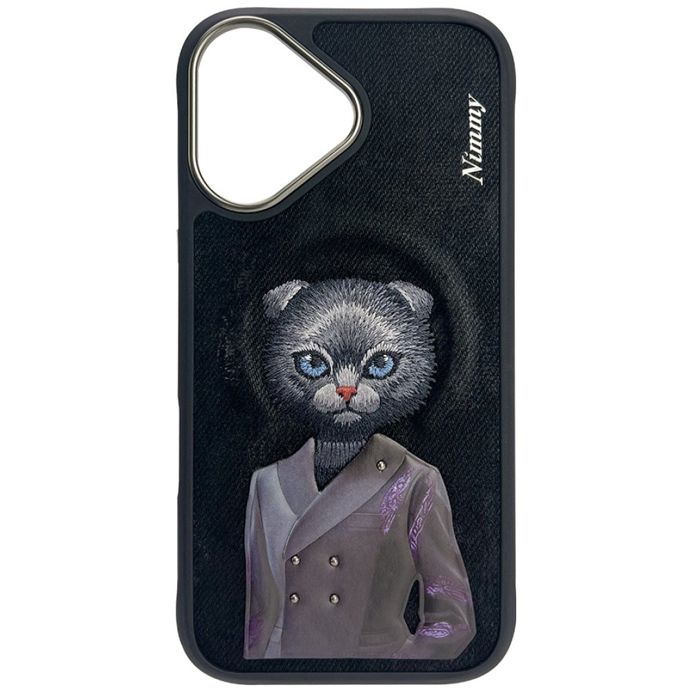 Nimmy Magnetic Fashion Cute Pet MagSafe dėklas iPhone 16 – juodas - Image 2