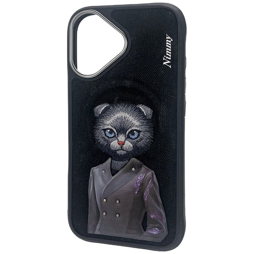 Nimmy Magnetic Fashion Cute Pet MagSafe dėklas iPhone 16 – juodas - Image 3