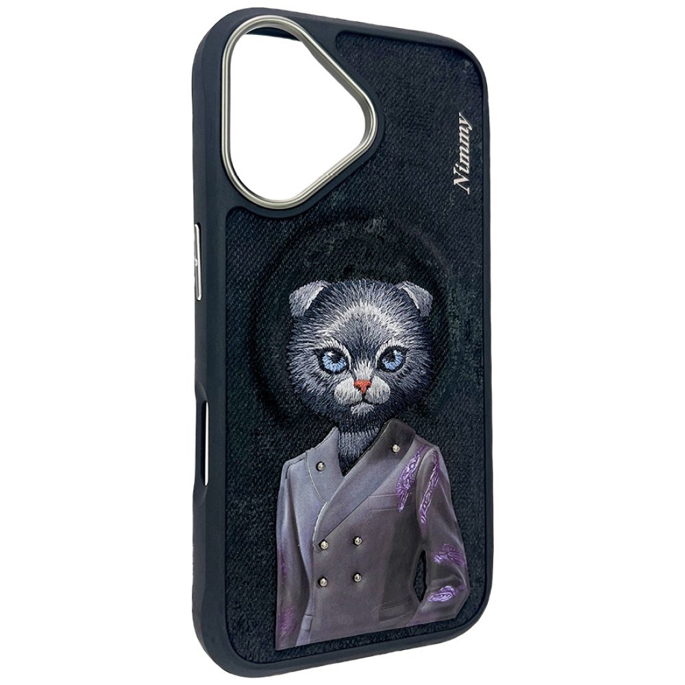 Nimmy Magnetic Fashion Cute Pet MagSafe dėklas iPhone 16 – juodas - Image 4