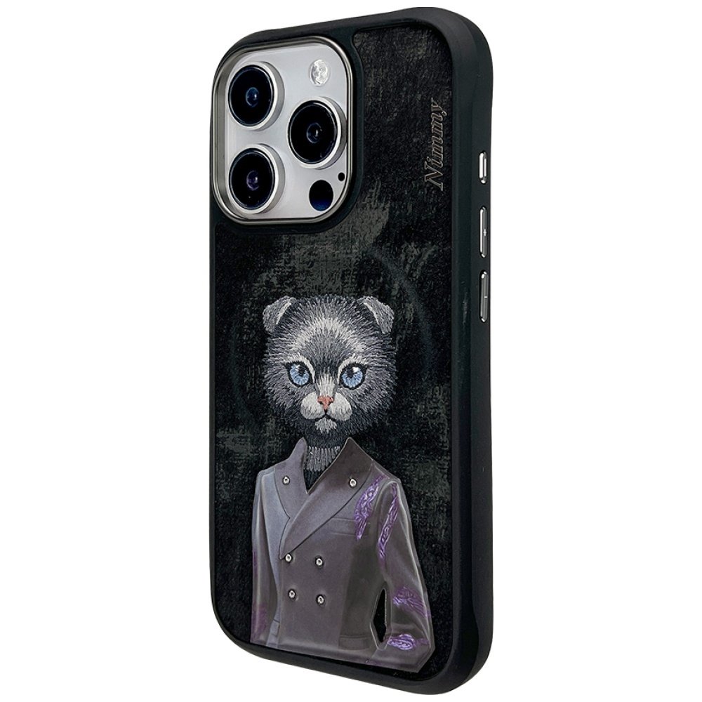 Nimmy Magnetic Fashion Cute Pet MagSafe dėklas iPhone 16 Pro – juodas - Image 2
