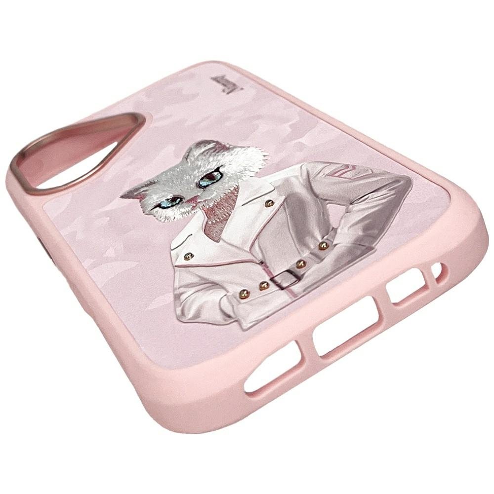 Nimmy Magnetic Fashion Cute Pet MagSafe dėklas iPhone 16 – rožinis - Image 8