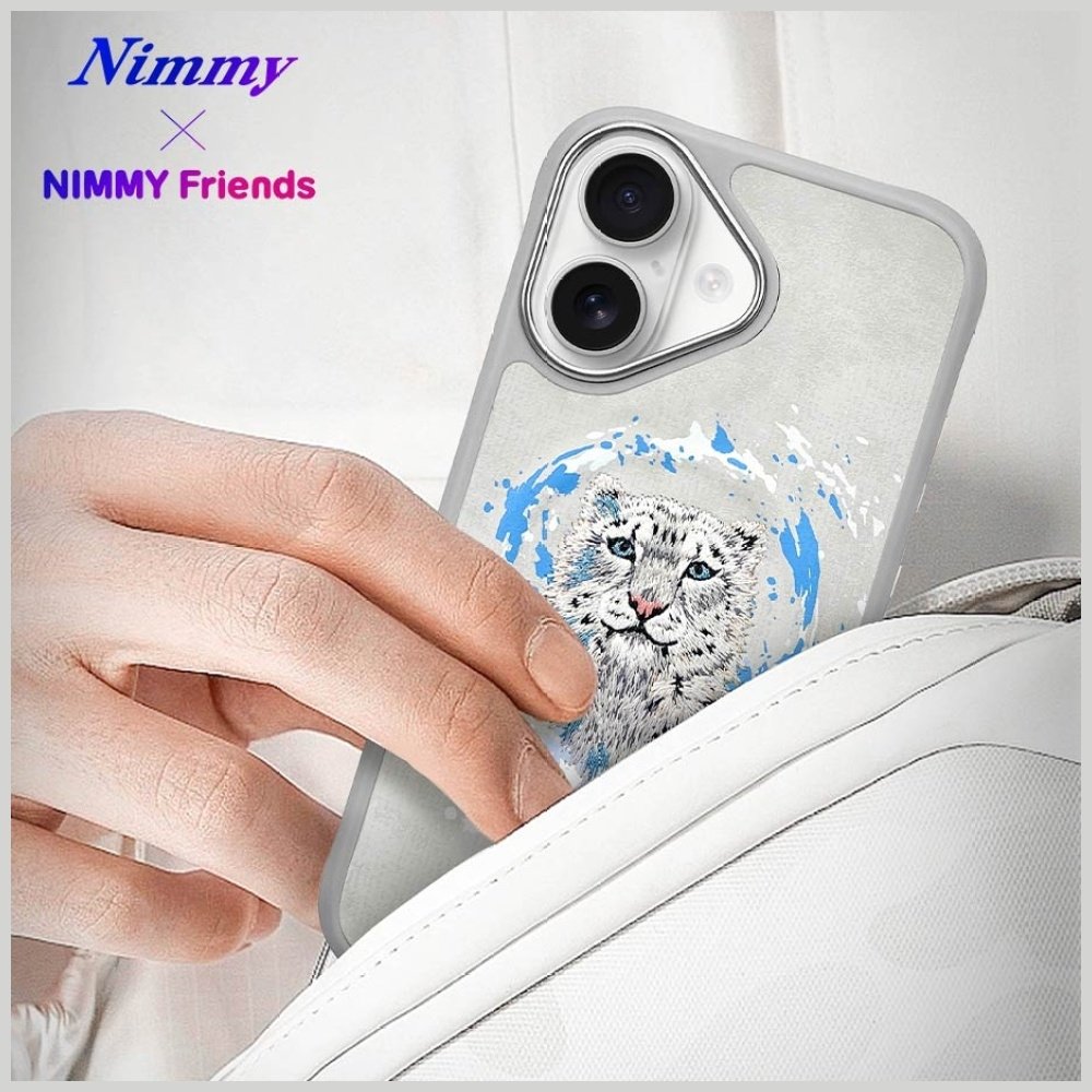Nimmy Pantera MagSafe dėklas iPhone 16 – šviesiai pilkas - Image 14