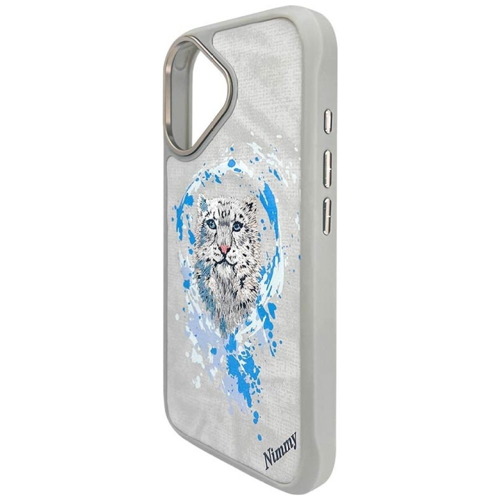 Nimmy Pantera MagSafe dėklas iPhone 16 – šviesiai pilkas - Image 4