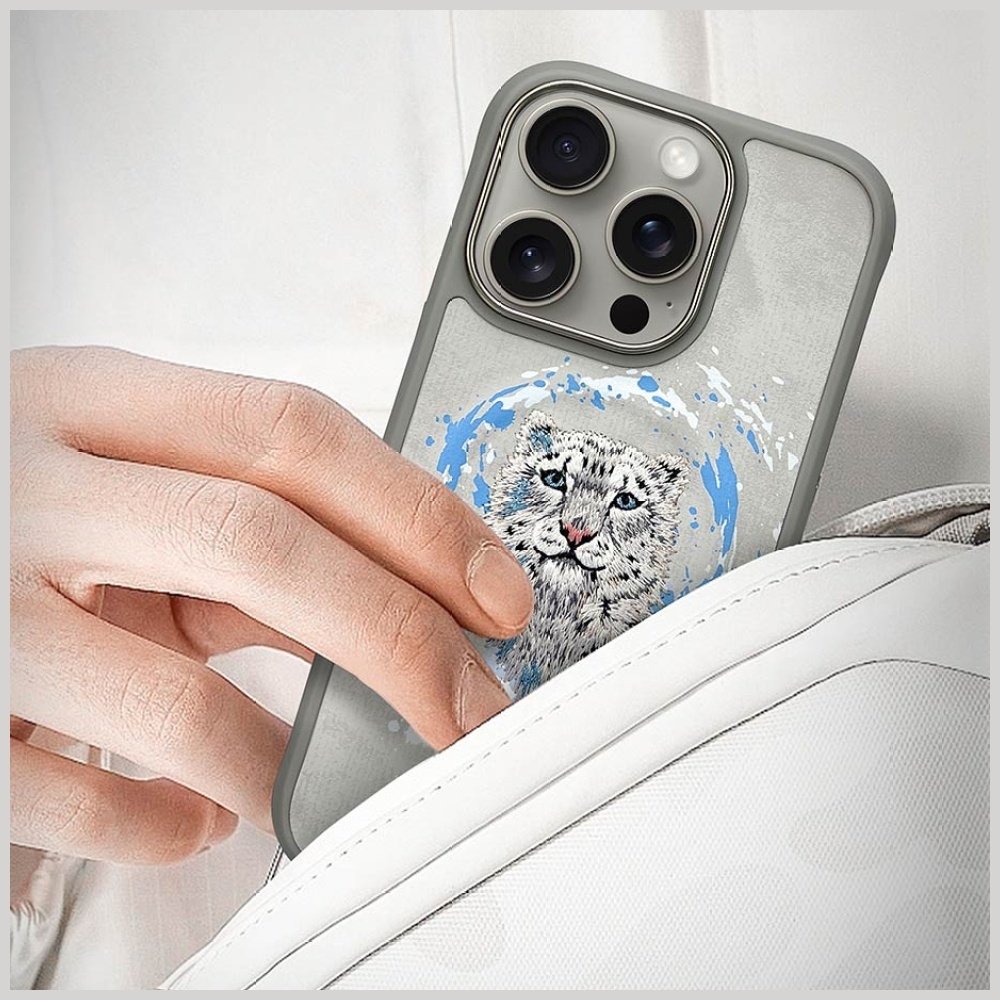 Nimmy Pantera MagSafe dėklas iPhone 16 Pro – pilkas - Image 10