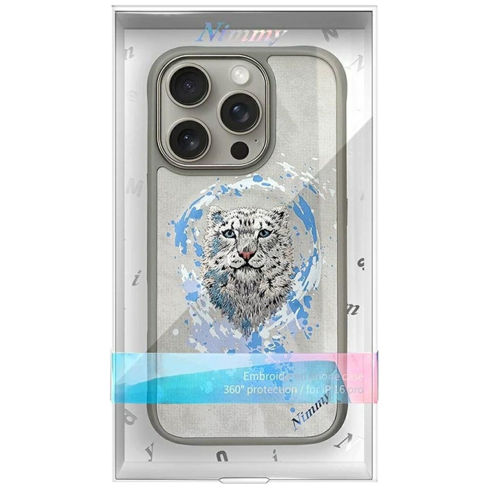 Nimmy Pantera MagSafe dėklas iPhone 16 Pro – pilkas - Image 11