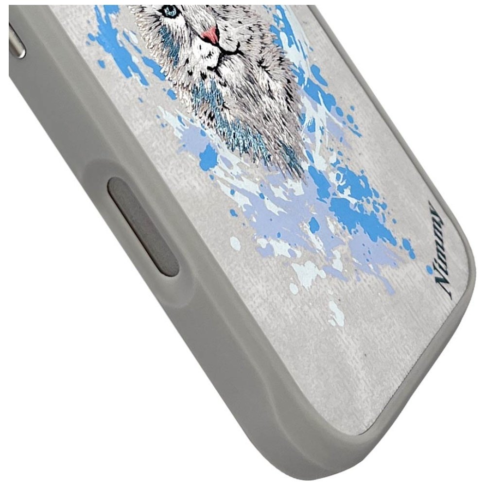 Nimmy Pantera MagSafe dėklas iPhone 16 Pro – pilkas - Image 8