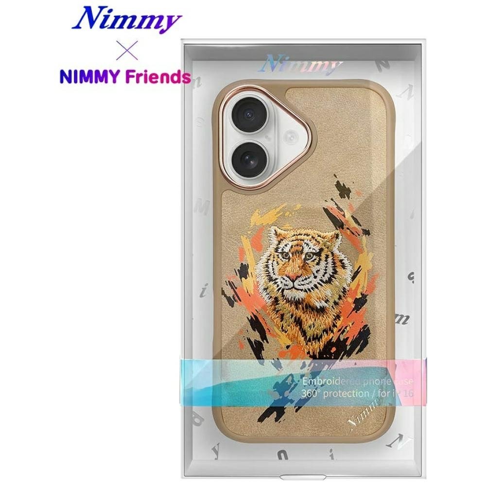 Nimmy Tiger MagSafe dėklas iPhone 16 – rudas - Image 15