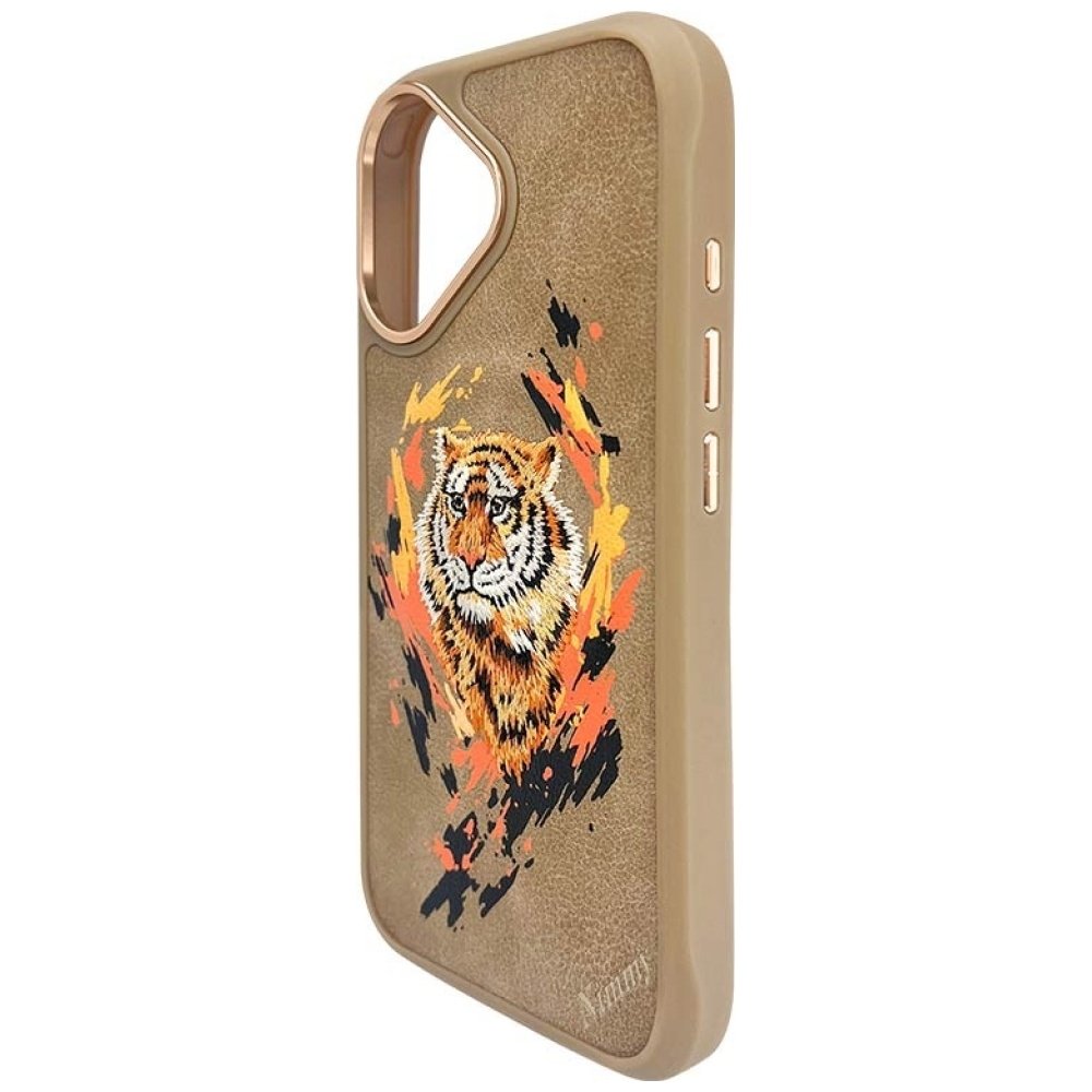 Nimmy Tiger MagSafe dėklas iPhone 16 – rudas - Image 4