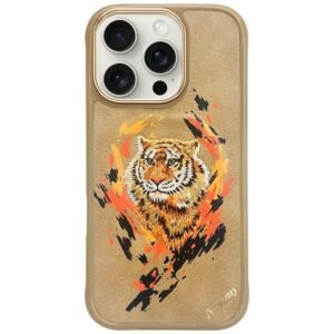 Nimmy Tiger MagSafe case for iPhone 16 Pro - brown