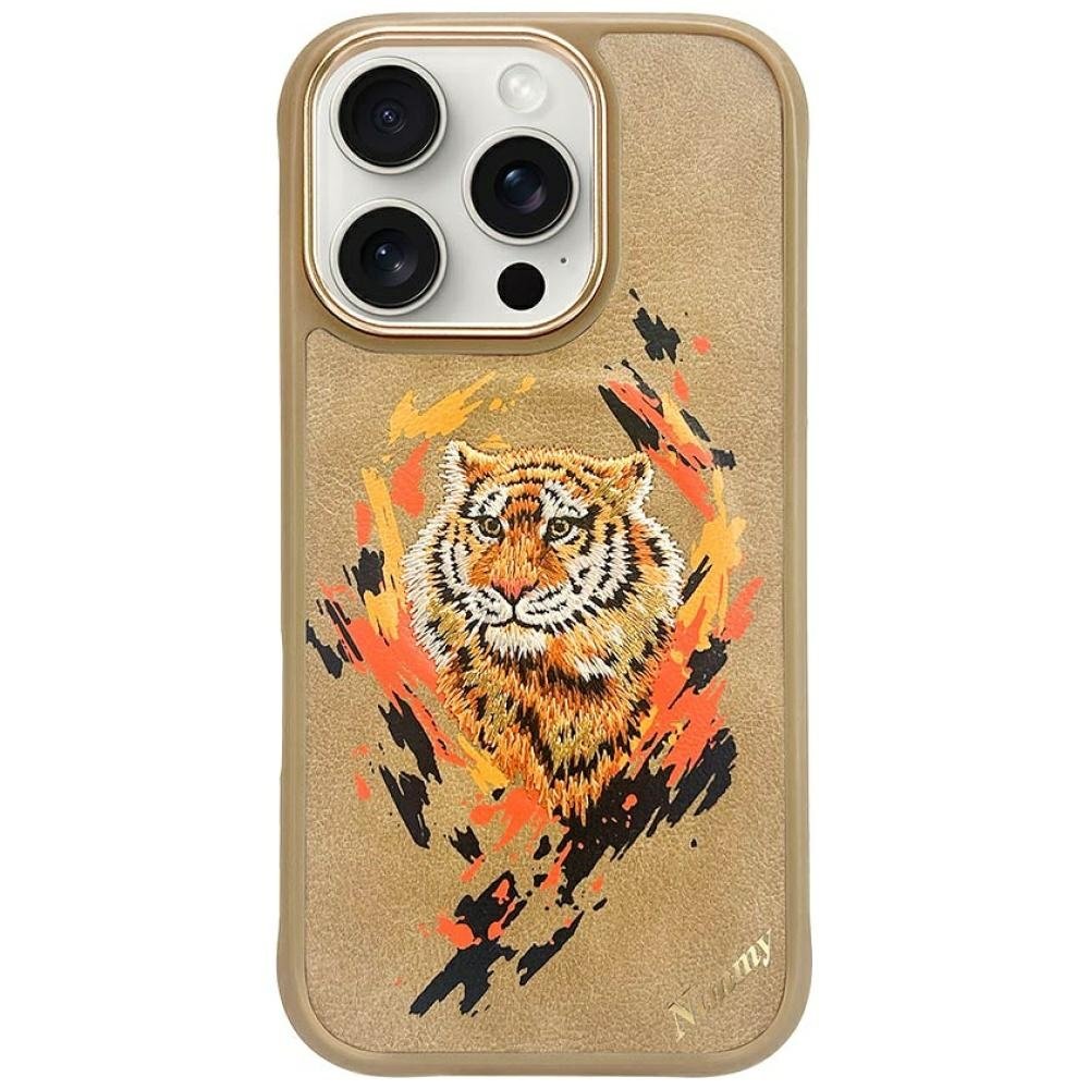 Nimmy Tiger MagSafe case for iPhone 16 Pro Max - brown